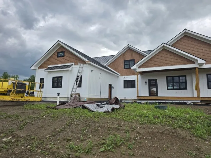 Residential roof replacement on a family home in Vermont