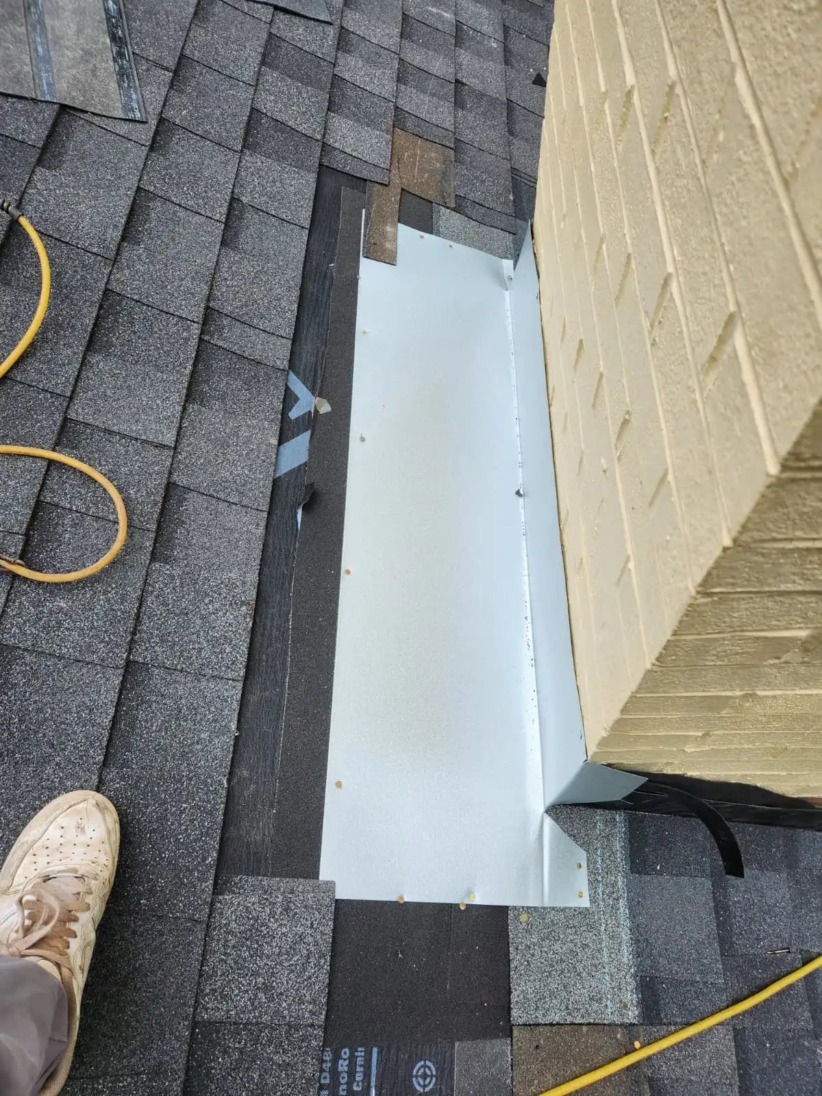 Standing seam metal roof panels installed in Vermont