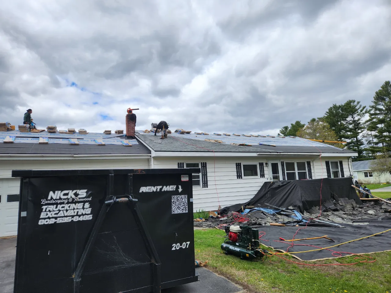 Exterior project completed by T-WORKZ CORP in New Hampshire